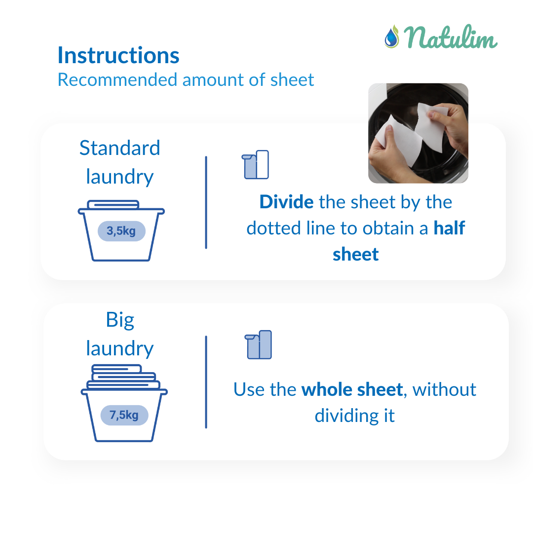 Natulim – Detergente de roupa em pó/cápsulas por atacado – Detergente em folhas ecológicas Natulim para 40 lavagens12