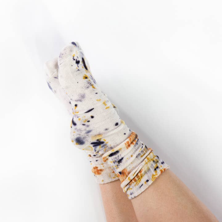 DYE KWEEN - Wholesale Socks - Women's - Flower Power Bamboo Sock5