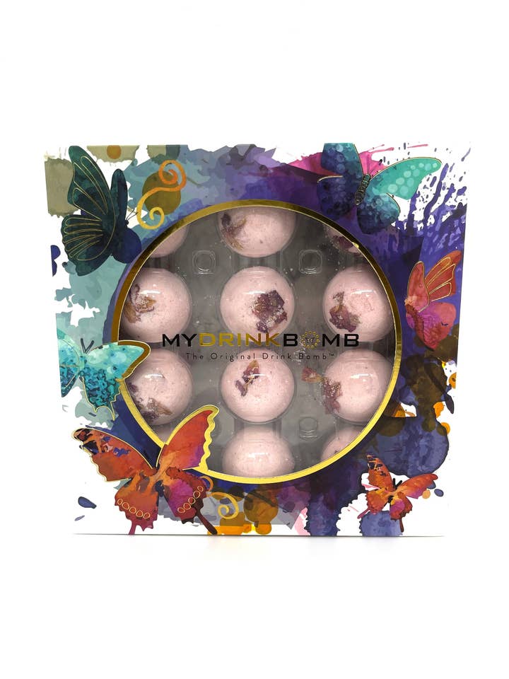 Paquet de 12 saveurs uniques pour la vente par My Drink Bomb