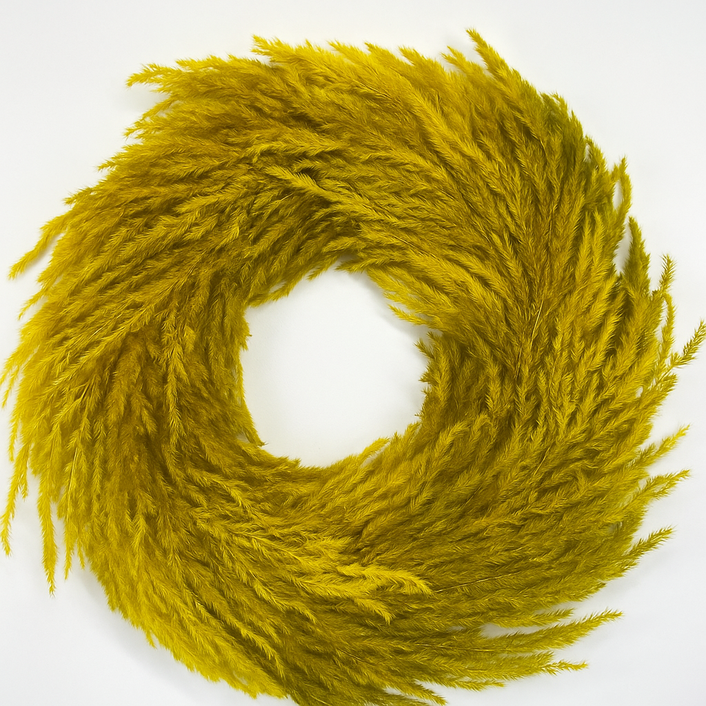 GS Foliage – Coroa de flores por atacado – Grinalda de Erva-das-Pampas Preservada de 16"1