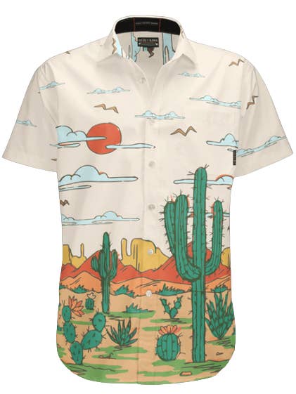 A STAY AT THE WESTERN - 7-SEAS™ BUTTON UP for wholesale by Baja Llama