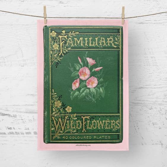 Torchon - Fleurs Sauvages Familières - Couverture pour la vente par A Blackbird Sang