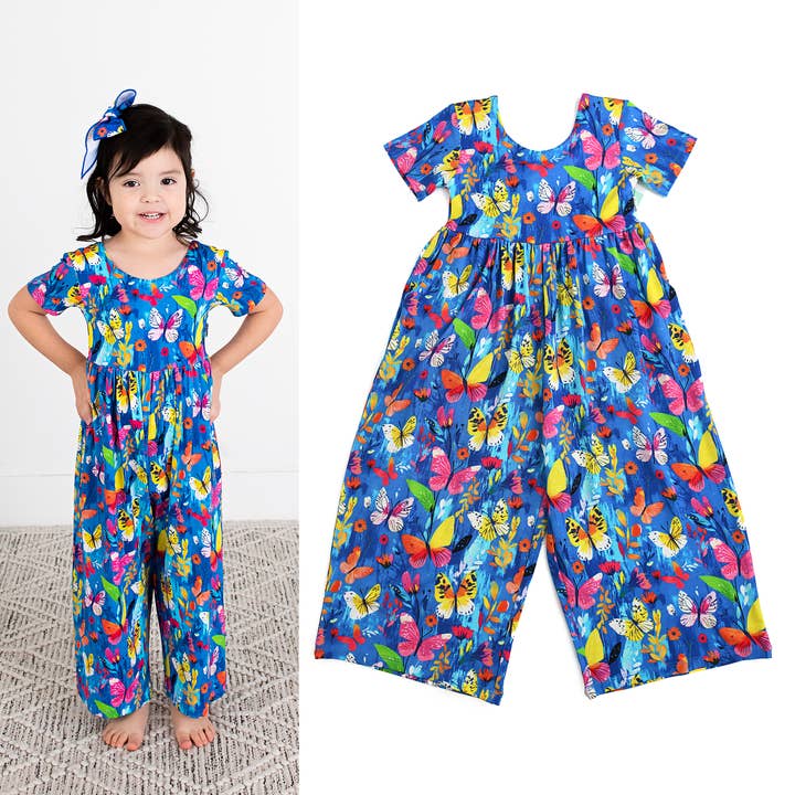 Aurora Schmetterling Strampler Bambus Kleinkind Outfit für den Großhandel von Gigi and Max