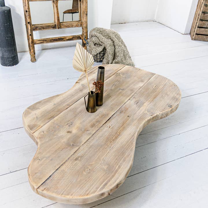 DKW - Atelier Durkowitzer - Wholesale Side Table - Coffee table, side table, reclaimed wood table KARLI