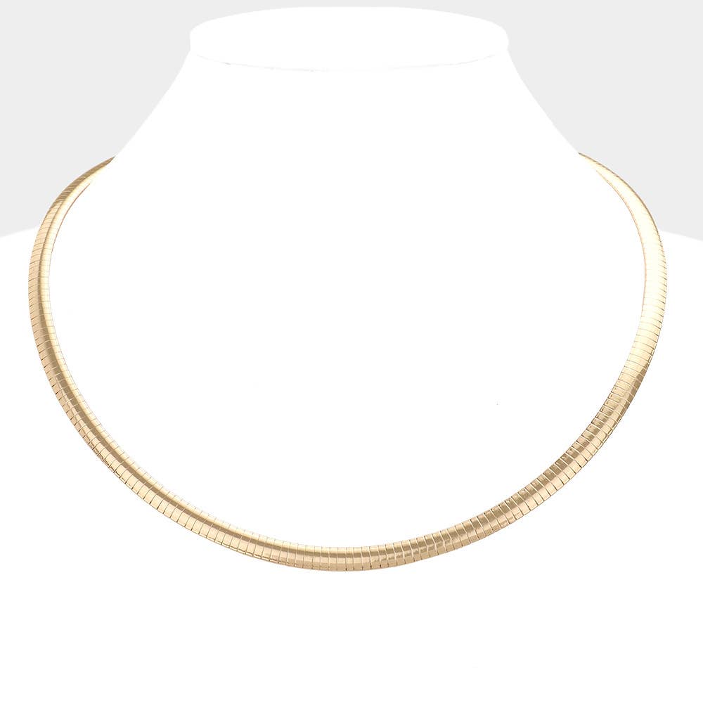 Sensibling Corp. - Vente Collier maille et chaîne - Collier à chaîne Omega de 20 pouces0