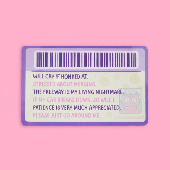 Turtle's Soup - Wholesale Gag Gift/Novelty Gift - Nervous Driver Fake Drivers License1