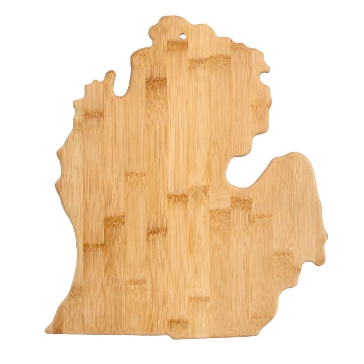 Totally Bamboo - Wholesale Cutting Board - Michigan State-Shaped Bamboo Serving & Cutting Board