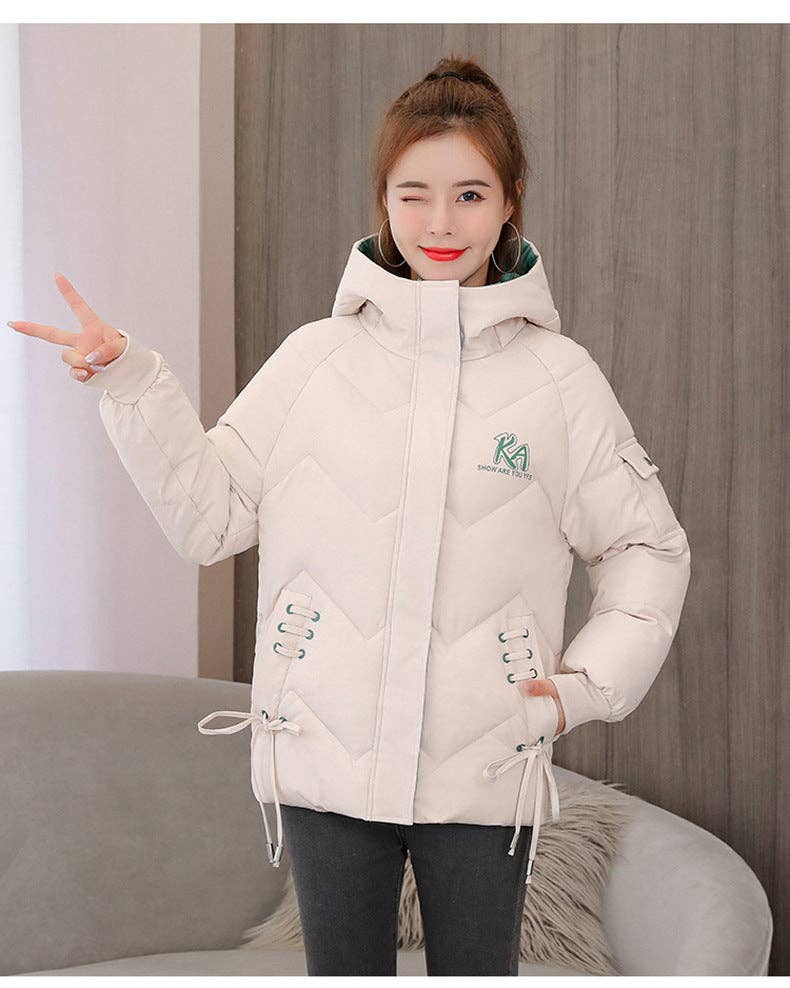 Marayn - Wholesale Puffer Jacket - Women's - Chic 2025 Winter Puffer Jacket Korean Style Warm Loose #241