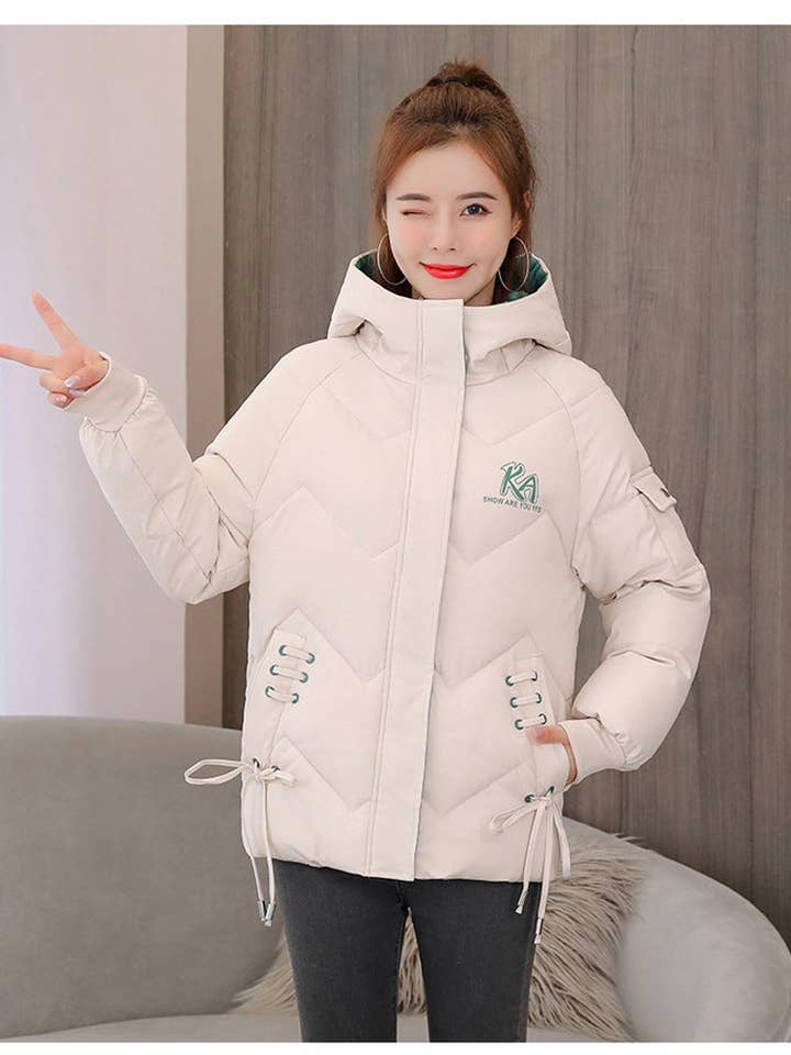 Marayn - Wholesale Puffer Jacket - Women's - Chic 2025 Winter Puffer Jacket Korean Style Warm Loose #241