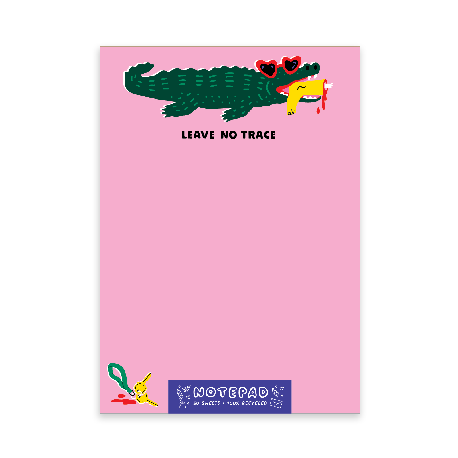 Party of One - Wholesale Notepad - Last chance! Gator Leave No Trace Notepad0