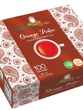 Orange Pekoe Black Tea Bags 100CT Bx for wholesale by Nature's Guru