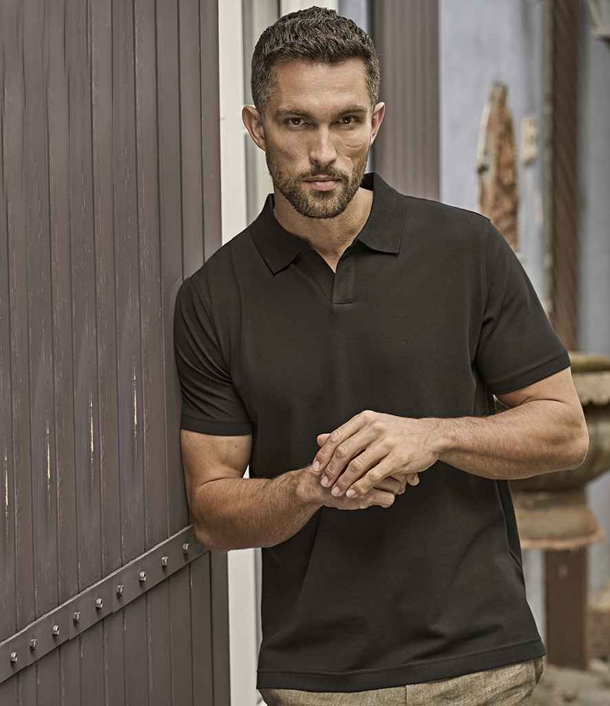 Pierre Francis – wholesale Polo – Men’s – Tee Jays - Luxury Stretch V Neck Polo Shirt0