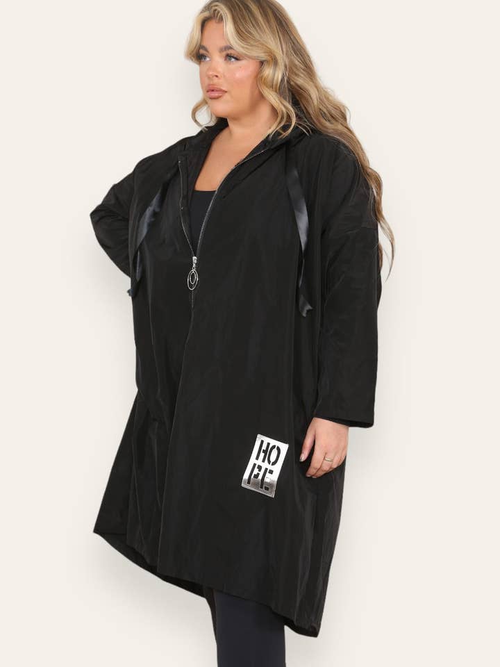 Miss Bold - Wholesale Raincoat - Women's - Oversized Hooded Rain Mac66