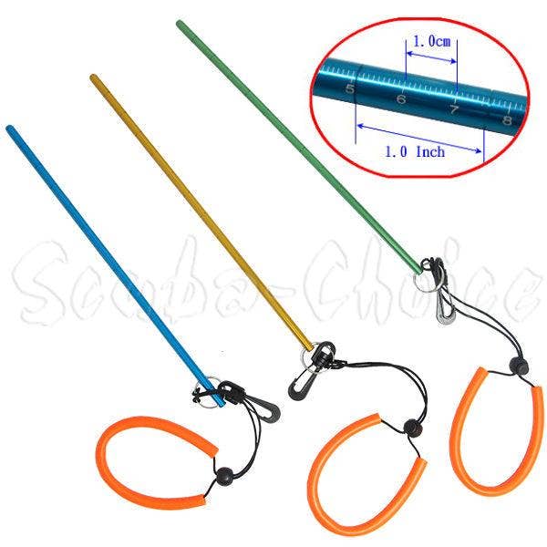 Puntero de Aluminio para Buceo de 13" con Medidor y Cordón para Langostas para venta al por mayor de Scuba Choice