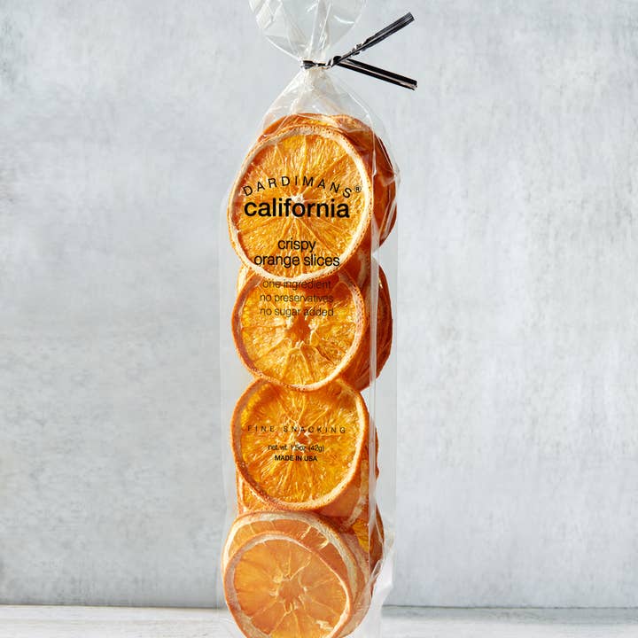 Dardimans California Crisps - Wholesale Dried/Dehydrated Fruit - Crispy Orange Slices | Gift Pack w/Tray- New!