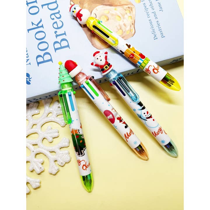 Christmas Multi Color Ball Point Pen for wholesale on Faire