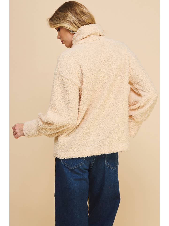 IST1188 Be Grateful Sweater Taupe for wholesale on Faire