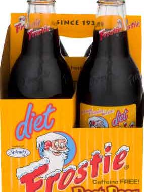 SODA DIET ROOT BEER 4PK - FROSTIE for wholesale by Hudson Meat Company
