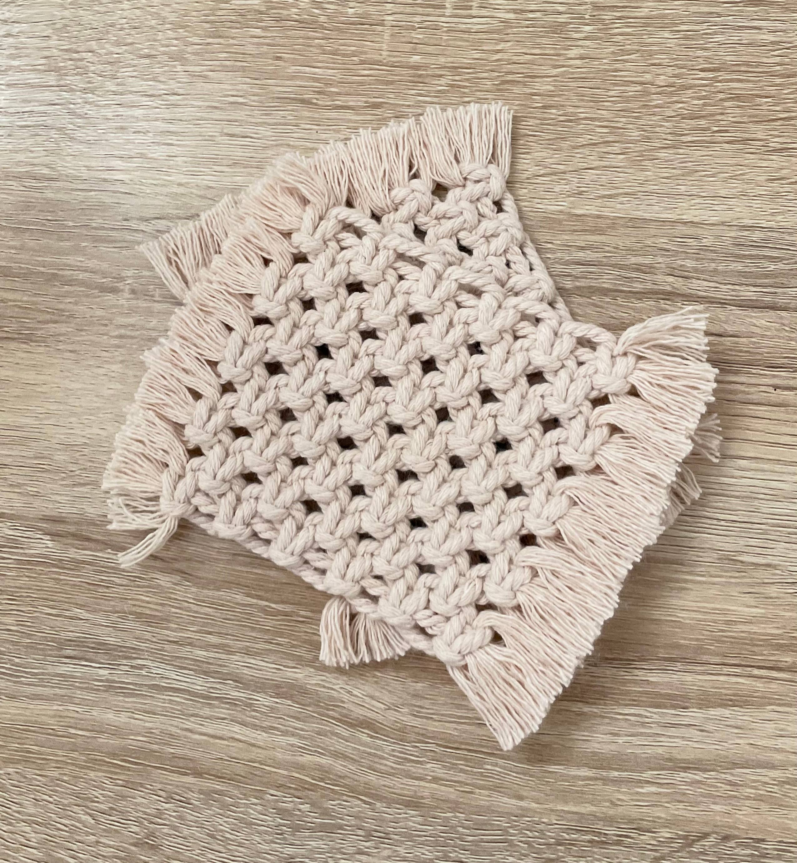 Knotty Mama Studios – wholesale Coasters – Macrame Coasters1