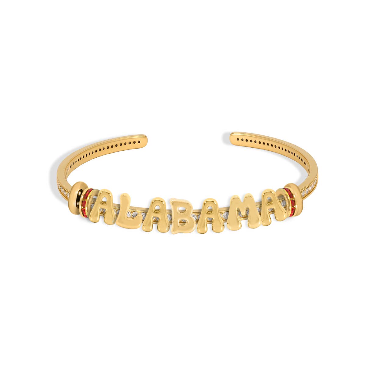 Maya J - Vente Breloques/médailles personnalisées - Pendentif Initiale Mini Bulle Plaqué Or 8mm - Unité / Recharge58