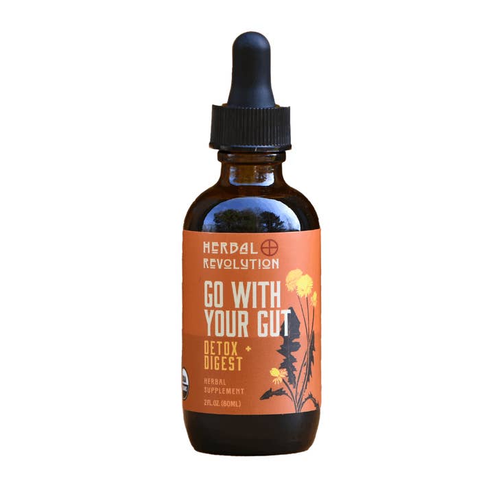 Herbal Revolution Farm + Apothecary - Wholesale Tincture - Go With Your Gut: Detox, Digestive, Liver Support Elixir