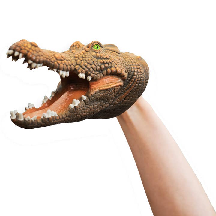 Wild Thingz Hand Puppet - Crocodile for wholesale by KidAntics