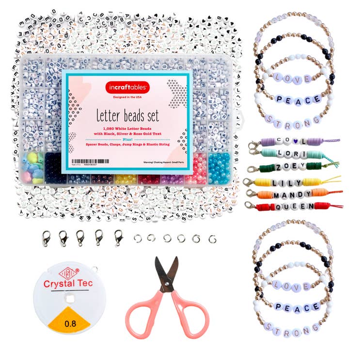 Incraftables Letter Beads Set – 1080pcs for wholesale by Incraftables
