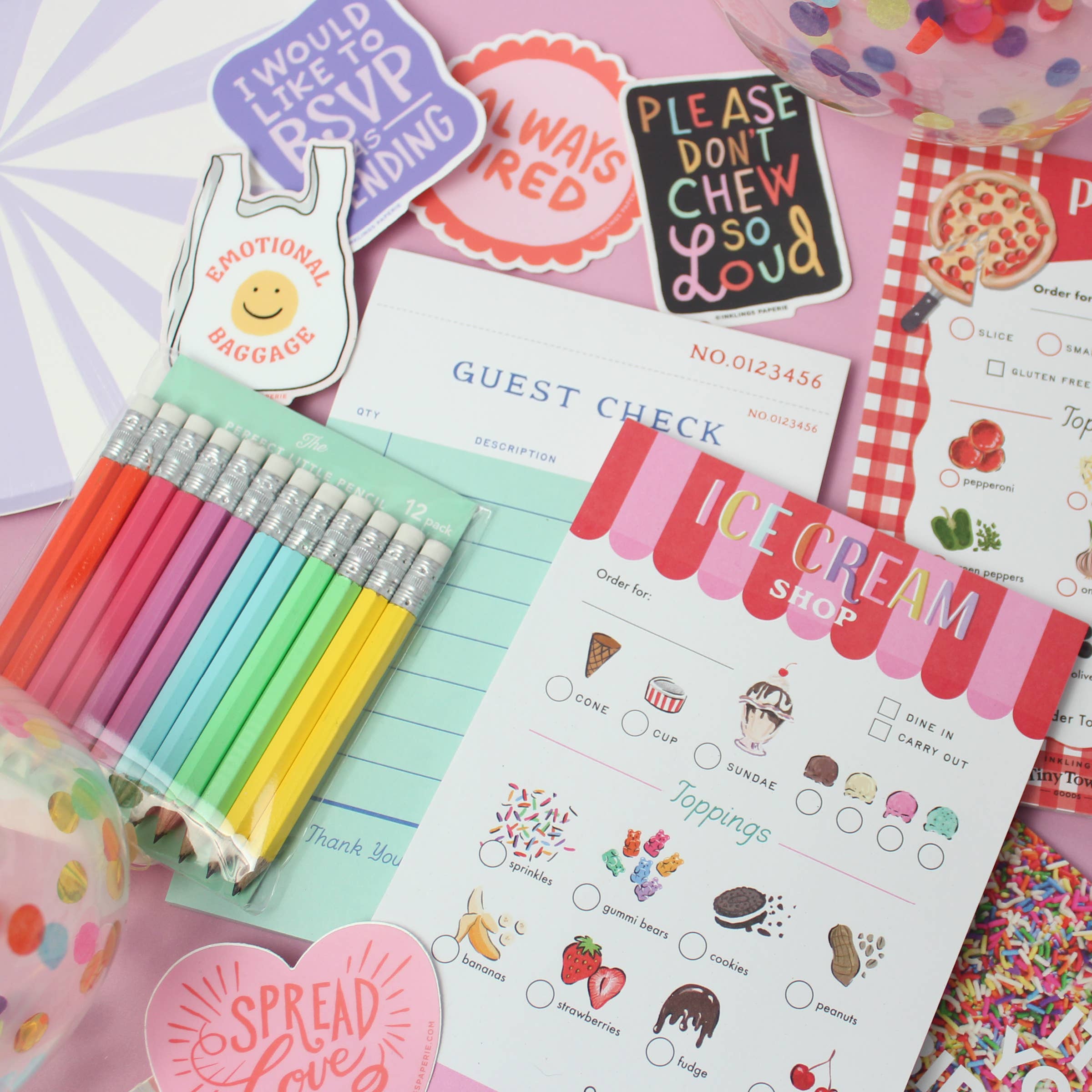 Inklings Paperie - Wholesale Kladblok - Inklings Tiny Town™ Speel Notitieblok - IJssalon14