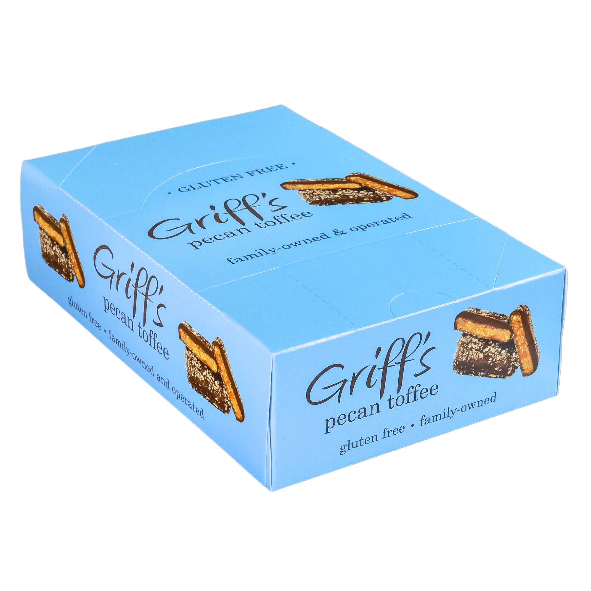 Griff's Toffee - Vente Caramel anglais - Caramel aux pacanes Griff's - 1 oz de caramel au chocolat noir8