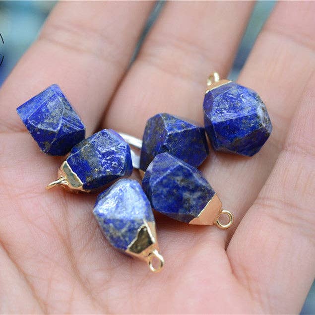 Perimade & Co. LLC - Wholesale Pendant/Charm Necklace - Natural Crystal Raw Stone Healing Necklace in Solid Copper12