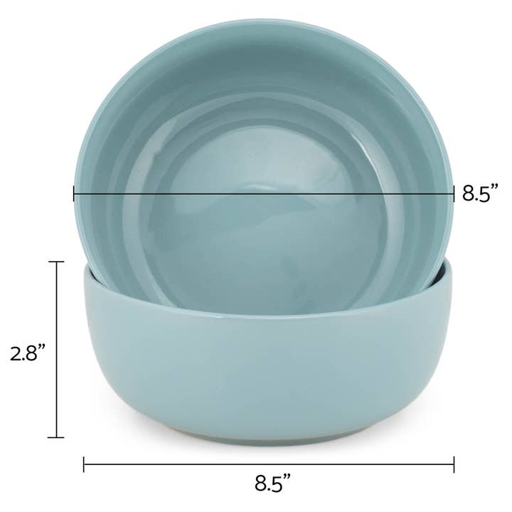 EAST AVENUE - Wholesale Bowl - Pasta Bowls Set of 2, Ice Blue2