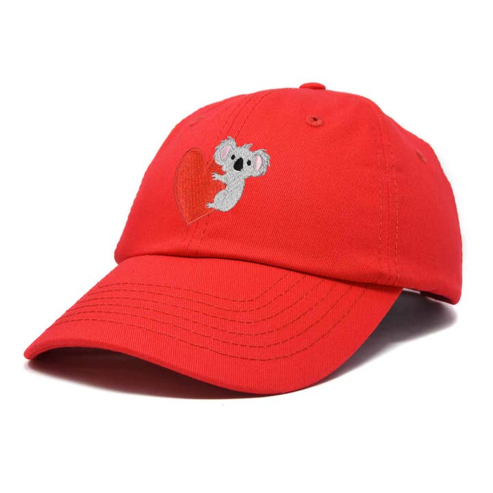 Dalix - Wholesale Baseball Cap - Women's - DALIX Cute Koala with Heart Hat Womens Embroidered Ball Cap19