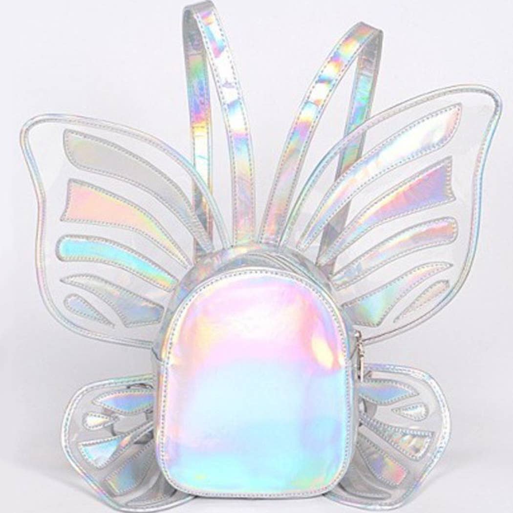 3AM BY H&D ACCESSORIES - Wholesale Backpack - Women's - Shiny Butterfly Inspired Unique Backpack5