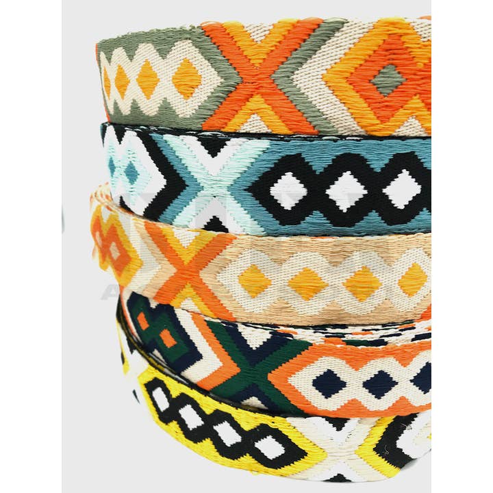 Gifa Accessori - Wholesale Ribbon - Gift Wrapping - Polyester cotton tape diamond pattern cm 5 per meter4