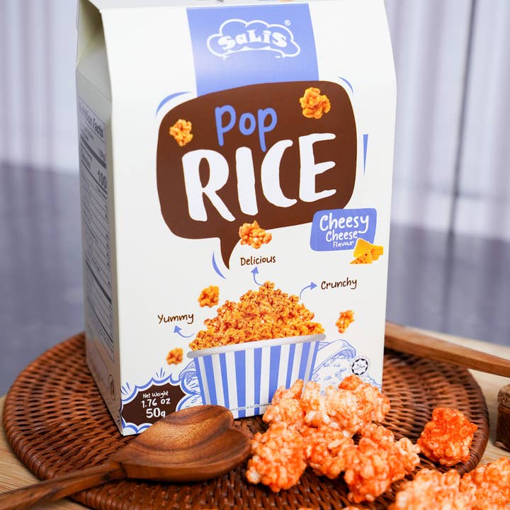 Enescorp International LLC - Wholesale Puffed Rice Treat - Cheesy and Spicy Pop Rice, 1.8 oz (50 gm)4