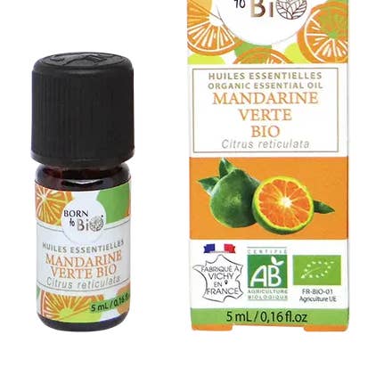 Organic green mandarin essential oil 5 ml for wholesale by Les Laboratoires Bio Seasons