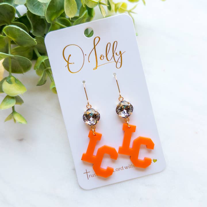 Leake Central Gator Earrings for wholesale by O’Lolly Jewelry