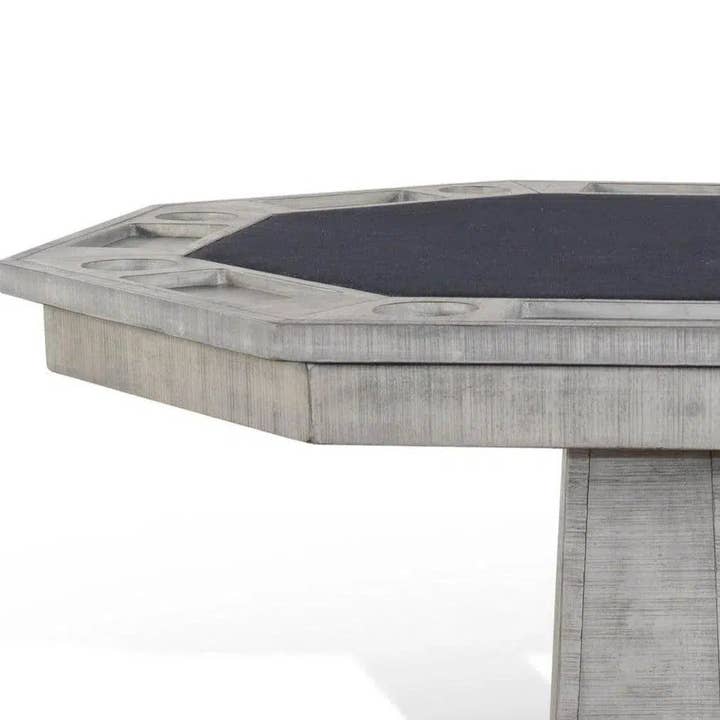 LOOMLAN – Cadeira por atacado – Conjunto de Mesa de Poker Reversível com Cadeiras Giratórias em Pele5