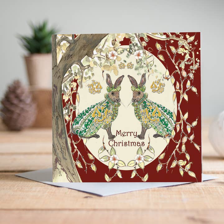 Jul Hares Lykønskningskort for engroshandel hos Claire Louise