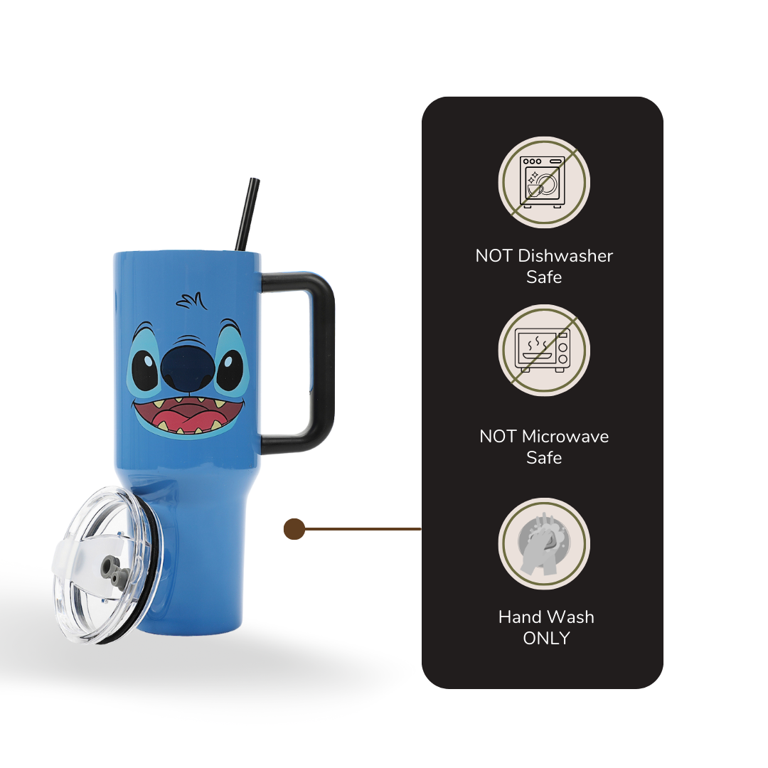 Bioworld Merchandising - Wholesale Insulated Mug/Tumbler - Disney Stitch 40 oz. Stainless Steel Tumbler5