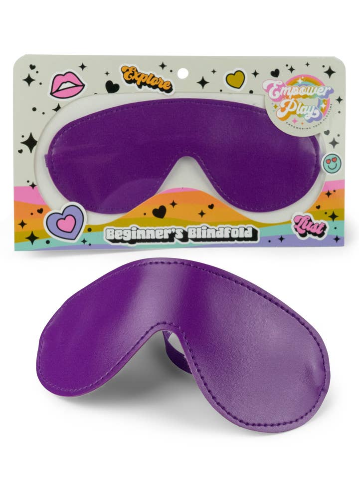 Empower Play™ Beginner’s Blindfold — Sensory Deprivation (Cosmic Purple) for wholesale by Intimita Novelties