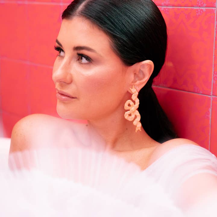 The Pink Reef Ballet Pink Ella Bow for wholesale by The Pink Reef