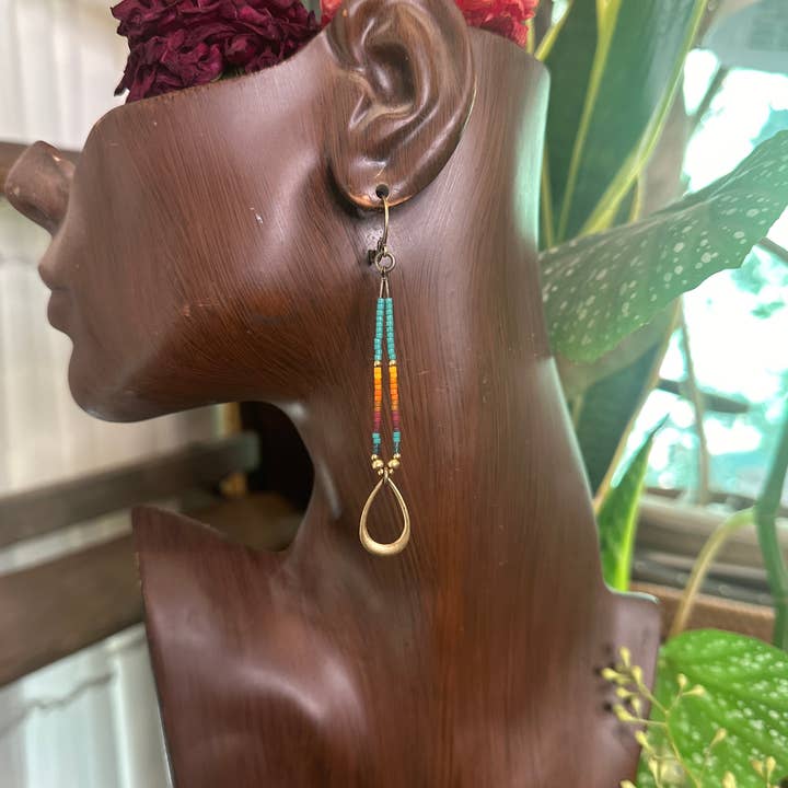 Dancing Willow - Wholesale Dangle Earrings - Harvest Jade Earrings5