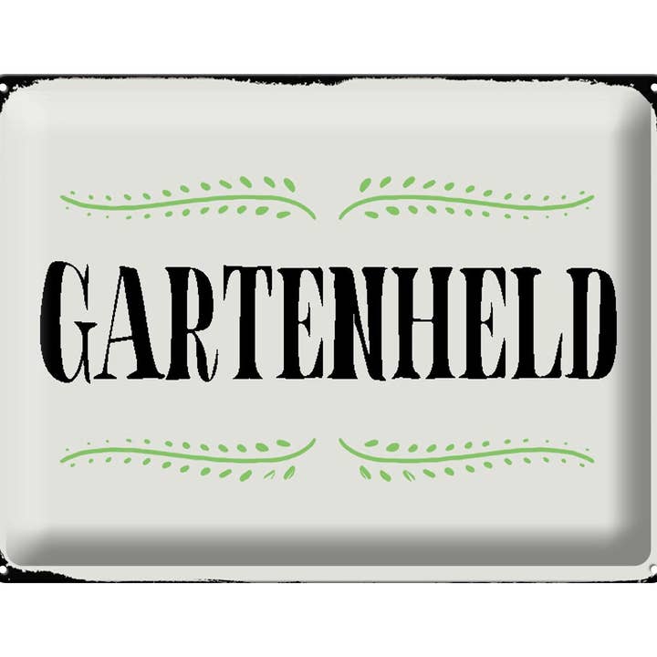 Letrero de metal para decoración de pared con texto de hojalata, 40 x 30 cm, regalo de héroe de jardín para venta al por mayor de Femer