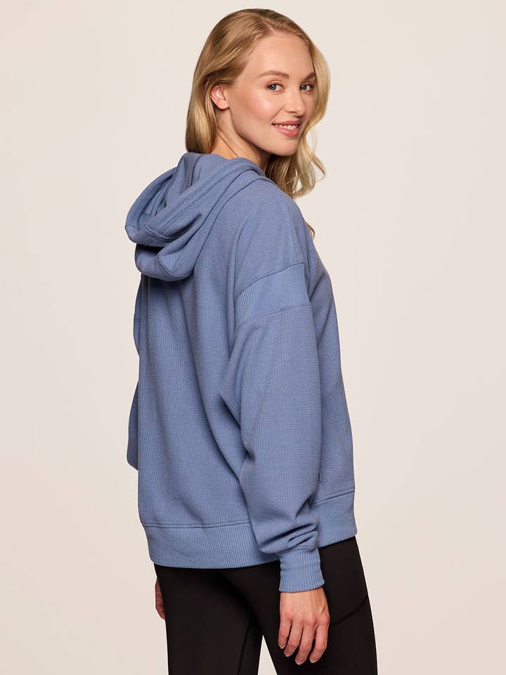 RBX Active - Wholesale Hoodie - Women's - Off Days Relaxed Waffle Knit Hoodie