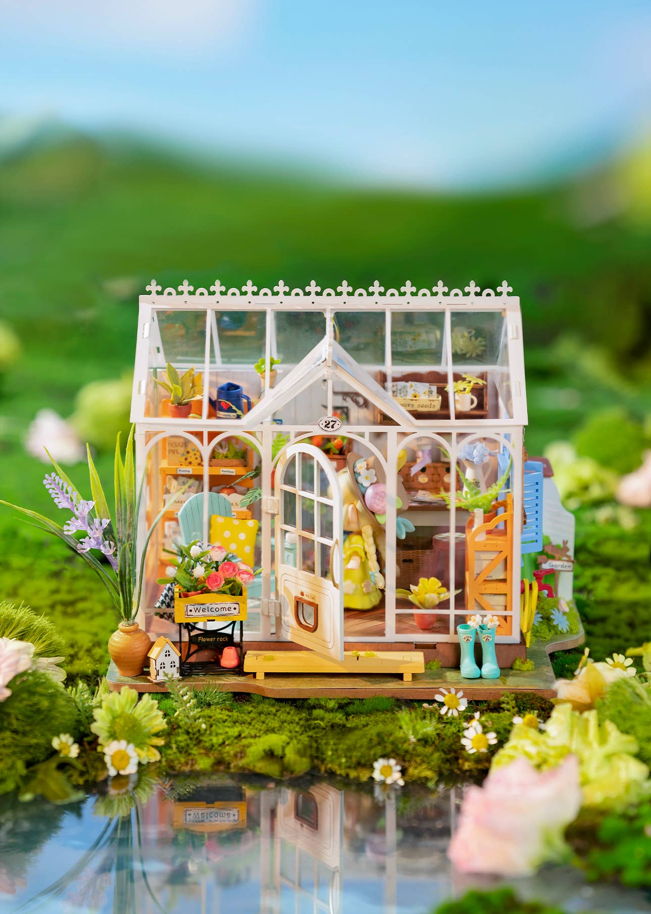 Magnote - Wholesale DIY Craft Kit - Rolife Dreamy Garden House DIY Miniature House Kit3