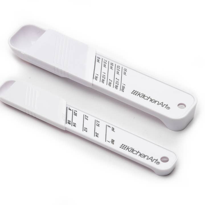 Fox Run Brands - Wholesale Measuring Spoon - KitchenArt Adjustable Measuring Spoon Set, 2-Pieces