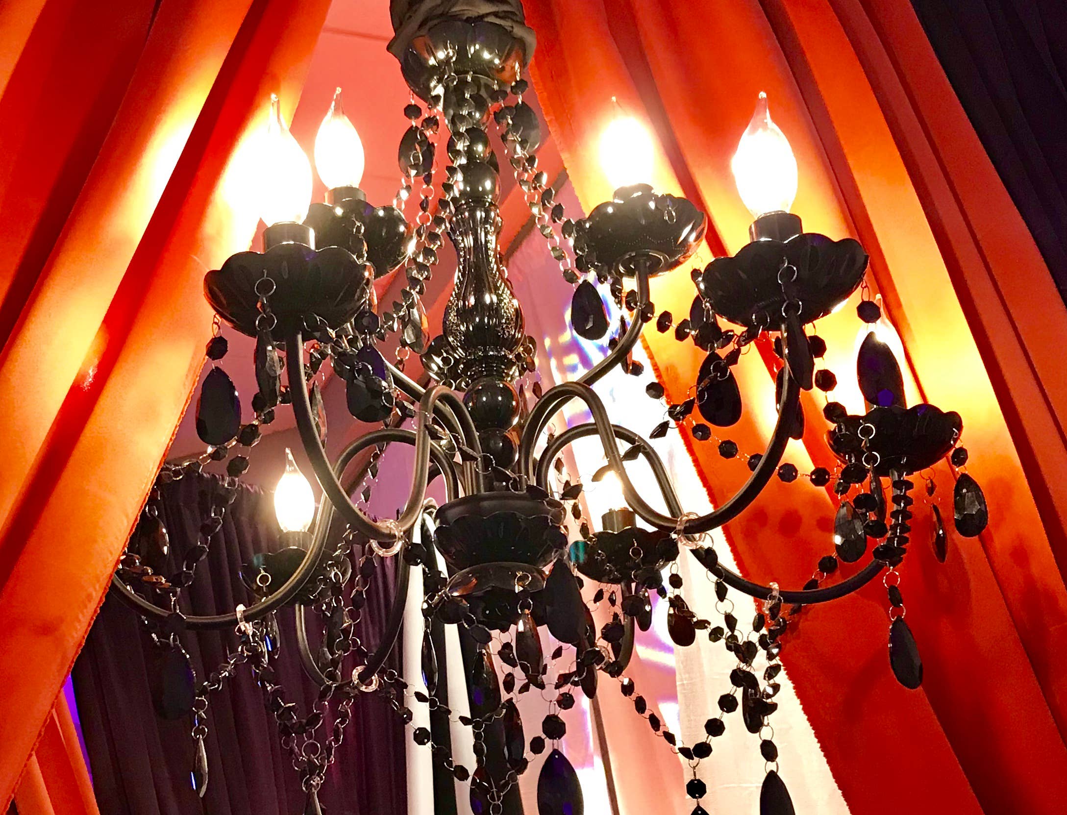 Think Brink - Wholesale Chandelier/Hanging Light - 9 Light Black Plug-in Chandelier5