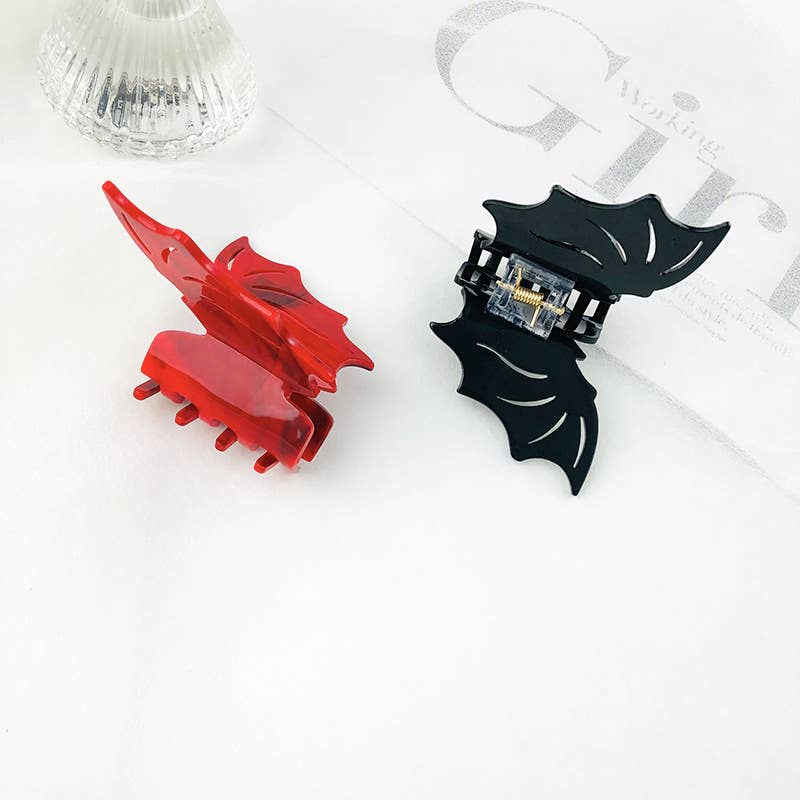 SoapElenGlen - Wholesale Hair Clip - Women's -  Colorful Bat Hair Clip, Halloween - Inspired Accessories14