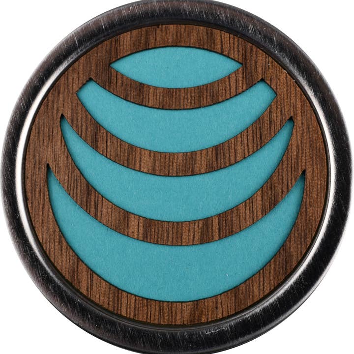 Woodcutts Inc. - Wholesale Jewelry Box/Organizer - Waves Wood and Metal Dreambox